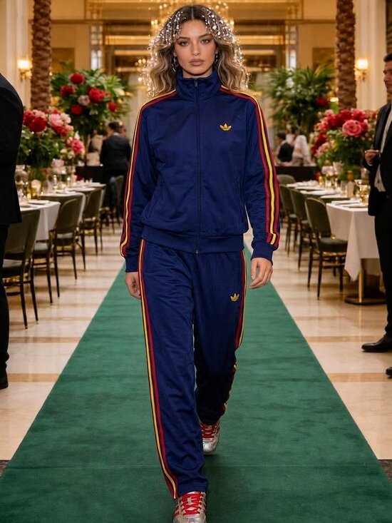 adidas Tops - Adidas Womens Two Piece Tracksuit Set Jacket KC6571 Pants KC6552 Blue M